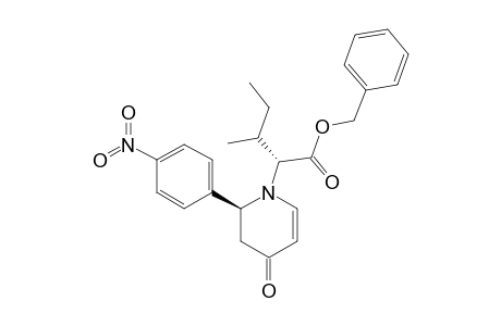 N-[(S)-1-(BENZYLOXYCARBONYL)-(S)-2-METHYLBUTYL]-(6R)-2,3-DIDEHYDRO-6-(4-NITROPHENYL)-PIPERIDIN-4-ONE