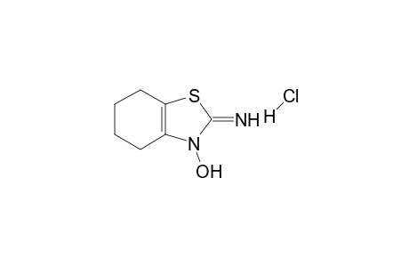 2(3H)-Benzothiazolimine, 4,5,6,7-tetrahydro-3-hydroxy-, monohydrochloride