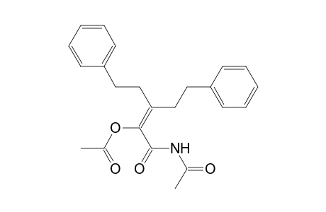 2-Pentenamide, N-acetyl-2-(acetyloxy)-5-phenyl-3-(2-phenylethyl)-