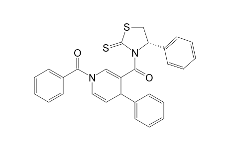 (4S,4'S)-(1-Benzoyl-4-phenyl-1,4-dihydropyridin-3-yl)-(2'-thioxo-4'-phenyl-1',3'-thiazolidine-3'-yl)methanone