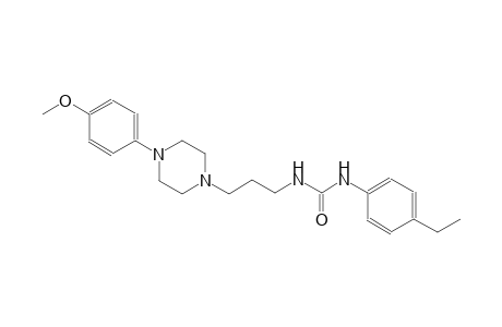 urea, N-(4-ethylphenyl)-N'-[3-[4-(4-methoxyphenyl)-1-piperazinyl]propyl]-