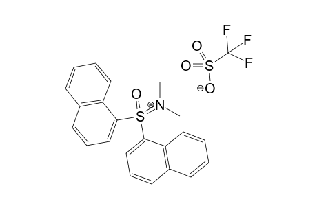 N-[Di(naphthalen-1-yl)(oxo)-lamda6-sulfaneylidene]-N-methylmethanaminium trifluoromethanesulfonate