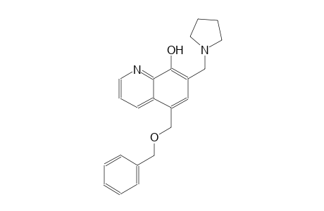 8-quinolinol, 5-[(phenylmethoxy)methyl]-7-(1-pyrrolidinylmethyl)-