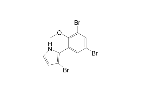 2-[3,5-bis(bromanyl)-2-methoxy-phenyl]-3-bromanyl-1H-pyrrole