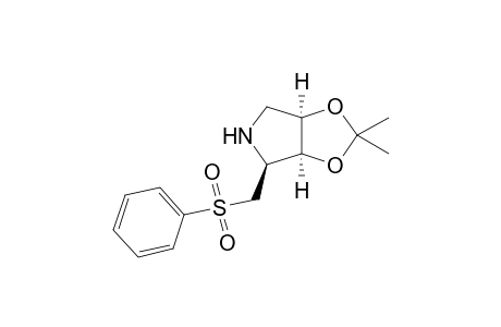 (2S,3S,4R)-2-Benzenesulfonylmethyl-3,4-isopropylidenedioxypyrrolidine