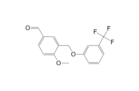 4-methoxy-3-{[3-(trifluoromethyl)phenoxy]methyl}benzaldehyde