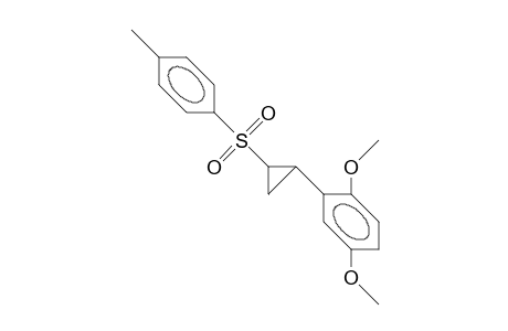 trans-2-(2,5-Dimethoxy-phenyl)-cyclopropyl 4-tolyl sulfone