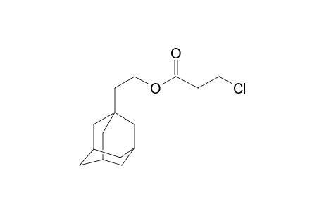 2-(1-Adamantyl)ethyl 3-chloropropanoate