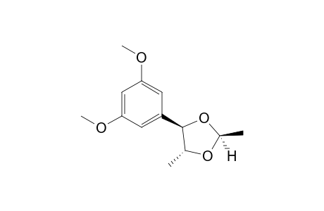 (2R,4R,5R)-4-(3',5'-Dimethoxyphenyl)-2,5-dimethyl-1,3-dioxolane