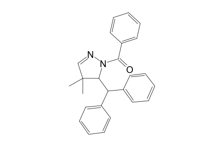 (3-benzhydryl-4,4-dimethyl-3H-pyrazol-2-yl)-phenyl-methanone