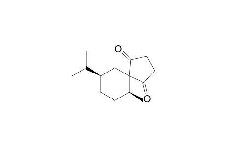 (7R,10S)-10-methyl-7-propan-2-yl-spiro[4.5]decane-1,4-dione