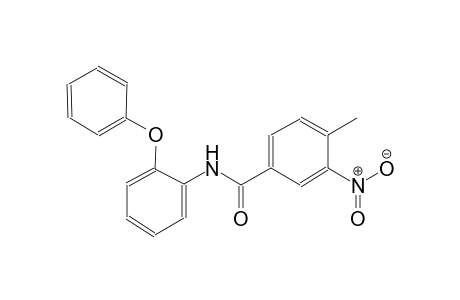 4-methyl-3-nitro-N-(2-phenoxyphenyl)benzamide
