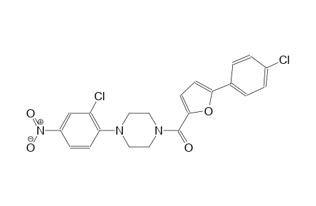 1-(2-chloro-4-nitrophenyl)-4-[5-(4-chlorophenyl)-2-furoyl]piperazine