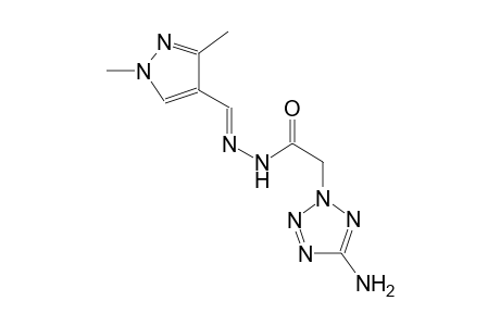 2-(5-amino-2H-tetraazol-2-yl)-N'-[(E)-(1,3-dimethyl-1H-pyrazol-4-yl)methylidene]acetohydrazide