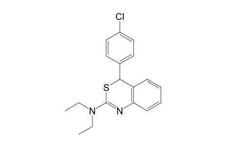 4-(4-Chlorophenyl)-N,N-diethyl-4H-3,1-benzothiazin-2-amine