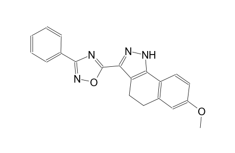 1H-benz[g]indazole, 4,5-dihydro-7-methoxy-3-(3-phenyl-1,2,4-oxadiazol-5-yl)-