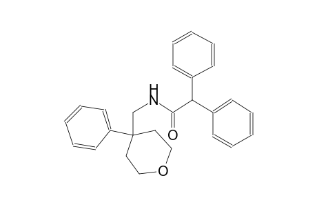 2,2-diphenyl-N-[(4-phenyltetrahydro-2H-pyran-4-yl)methyl]acetamide