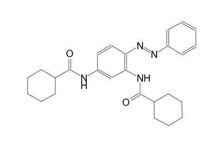 N-{3-[(cyclohexylcarbonyl)amino]-4-[(E)-phenyldiazenyl]phenyl}cyclohexanecarboxamide