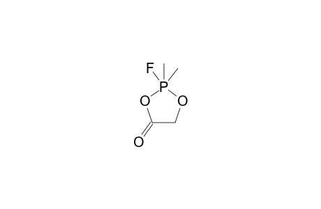 2-FLUORO-2,2-DIMETHYL-4-OXO-1,3,2-LAMBDA-(5)-DIOXOPHOSPHOLANE