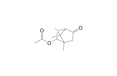 Bicyclo[2.2.1]heptan-2-one, 5-(acetyloxy)-4,7,7-trimethyl-, endo-