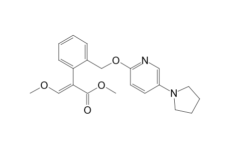 Methyl (E)-3-methoxy-2-[2-[(5-pyrrolidin-1-yl-2-pyridyl)oxymethyl]phenyl]prop-2-enoate