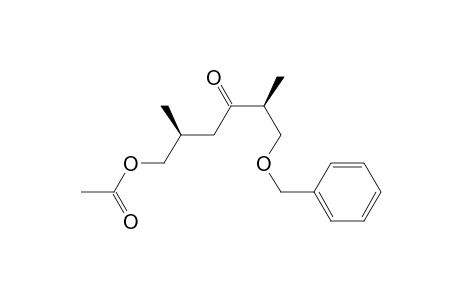 (2S,5S)-6-Acetoxy-1-(benzyloxy)-2,5-dimethylhexan-3-one