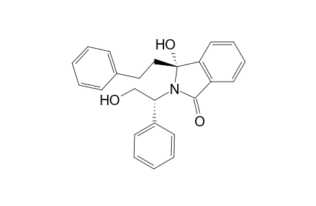 2-(2-Hydrpoxy-1(R)-phenylethyl)-3(R)-hydroxy-3-(2-phenylethyl)-2,3-dihydroisoindol-1(1H)-one