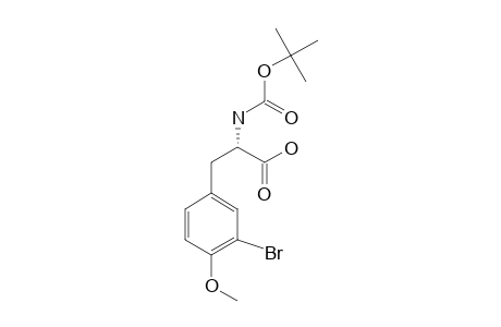 (S)-3-(3-BROMO-4-METHOXYPHENYL)-2-((N-TERT.-BUTYLCARBONYL)-AMINO)-PROPANOIC_ACID