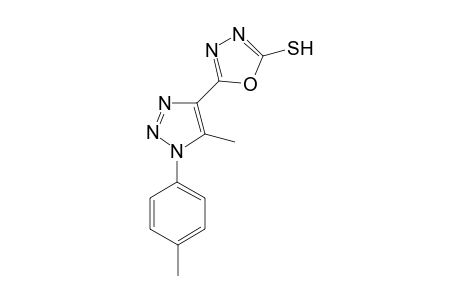 5-(5-Methyl-1-p-tolyl-1H-1,2,3-triazol-4-yl)-1,3,4-oxadiazole-2-thiol