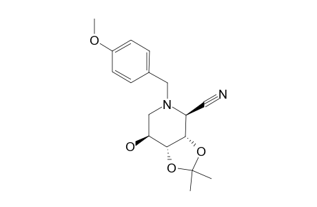 2,6-DIDEOXY-2,6-IMINO-3,4-O-ISOPROPYLIDENE-2-N-(4-METHOXYBENZYL)-L-TALONONITRILE