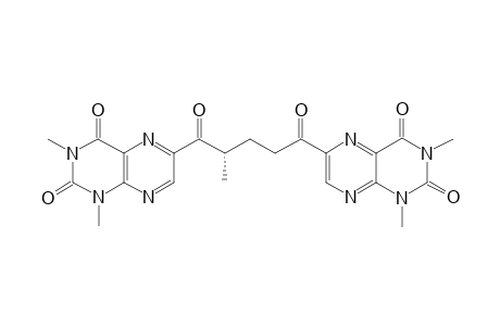 6-[(4S)-5-(1,3-dimethyl-2,4-dioxo-6-pteridinyl)-4-methyl-1,5-dioxopentyl]-1,3-dimethylpteridine-2,4-dione