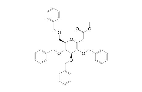 METHYL-3,7-ANHYDRO-2-DEOXY-4,5:6,8-TETRA-O-BENZYL-D-GLYCERO-D-TALO-OCTO-3-ENOATE