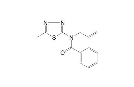 N-(5-methyl-1,3,4-thiadiazol-2-yl)-N-prop-2-enylbenzamide