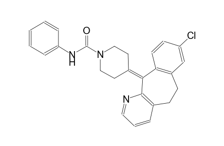 1-piperidinecarboxamide, 4-(8-chloro-5,6-dihydro-11H-benzo[5,6]cyclohepta[1,2-b]pyridin-11-ylidene)-N-phenyl-