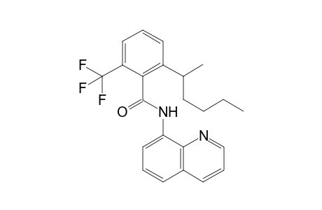 2-(hexan-2-yl)-N-(quinolin-8-yl)-6-(trifluoromethyl)benzamide