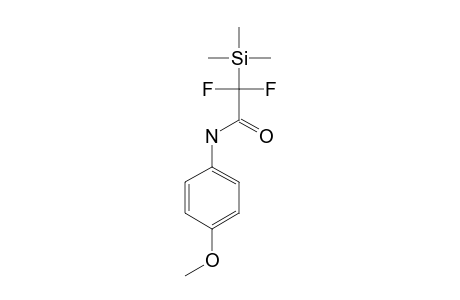 2,2-DIFLUORO-N-(PARA-METHOXYPHENYL)-2-(TRIMETHYLSILYL)-ACETAMIDE