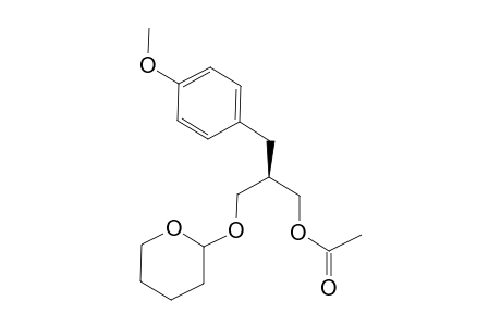 (R)-3-(2-Tetrahydropyranyloxy)-2-(p-methoxybenzyl)propyl acetate