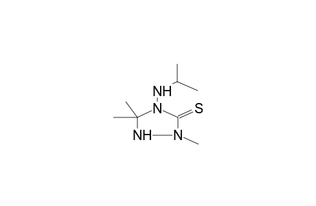 2,5,5-TRIMETHYL-4-ISOPROPYLAMINO-1,2,4-TRIAZOLIDIN-3-THIONE