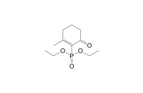 Diethyl 2-methyl-6-oxo-1-cyclohexenylphosphonate
