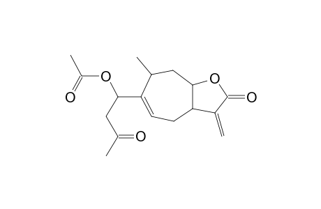 2H-Cyclohepta[b]furan-2-one, 6-[1-(acetyloxy)-3-oxobutyl]-3,3a,4,7,8,8a-hexahydro-7-methyl-3-methylene-