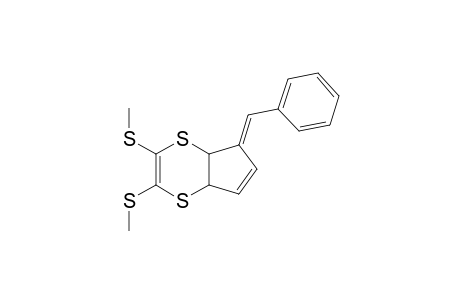 (E/Z)-(4ARS,7ASR)-5-BENZYLIDEN-5,7A-DIHYDRO-2,3-BIS-(METHYLTHIO)-4AH-CYCLOPENTA-1,4-DITHIINE