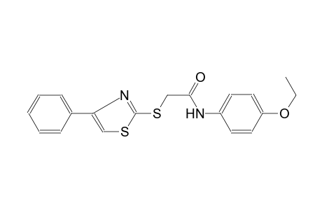 acetamide, N-(4-ethoxyphenyl)-2-[(4-phenyl-2-thiazolyl)thio]-