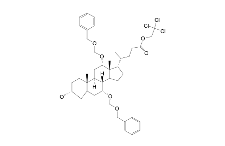 2,2,2-TRICHLOROETHYL-3-HYDROXY-7,12-BIS-[(BENZYLOXY)-METHOXY]-CHOLANOATE