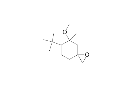 6-(t-butyl)-7-methoxy-7-methyl-1-oxaspiro[2,5]octane