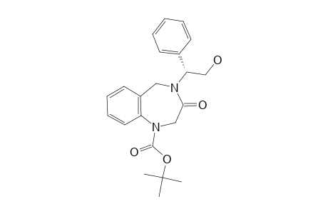 TERT.-BUTYL-2,3,4,5-TETRAHYDRO-4-[(R)-2-HYDROXY-1-PHENYLETHYL]-3-OXOBENZO-[E]-[1,4]-DIAZEPINE-1-CARBOXYLATE