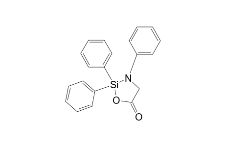 1-Oxa-3-aza-2-silacyclopentan-5-one, 2,2,3-triphenyl-