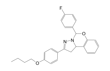 2-(4-butoxyphenyl)-5-(4-fluorophenyl)-1,10b-dihydropyrazolo[1,5-c][1,3]benzoxazine