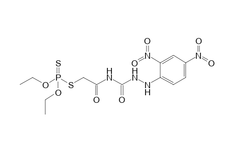 2-(diethoxyphosphinothioylthio)-N-[[(2,4-dinitrophenyl)hydrazo]-oxomethyl]acetamide