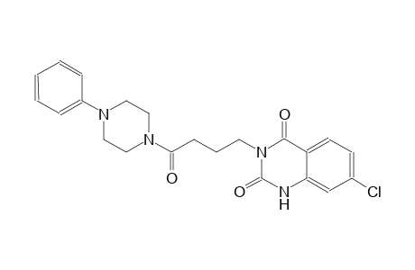 7-chloro-3-[4-oxo-4-(4-phenyl-1-piperazinyl)butyl]-2,4(1H,3H)-quinazolinedione