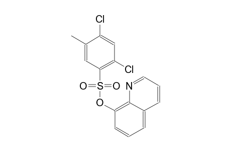 benzenesulfonic acid, 2,4-dichloro-5-methyl-, 8-quinolinyl ester